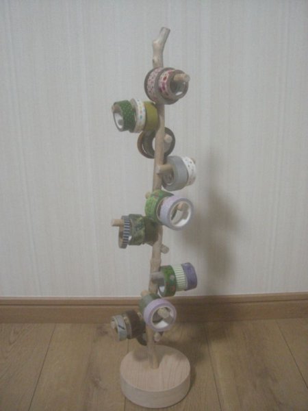 画像1: 流木マスキングテープスタンド (1)