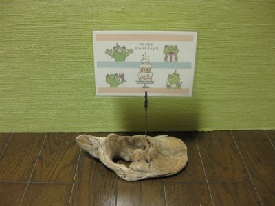 画像1: 流木フォトスタンド033