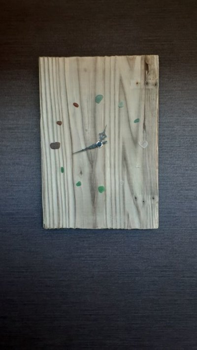 画像1: 流木時計043